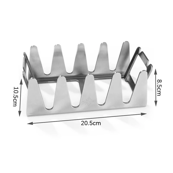 Practical Bbq Rib Rack Multi Grill Stainless Steel Roasting Racks Tools Barbecue Tools