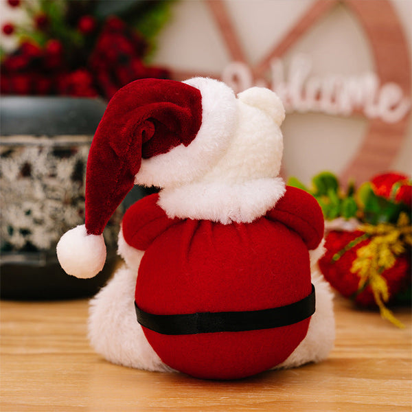 Christmas Teddy Bear Figurine Ornament Seasonal Decorations