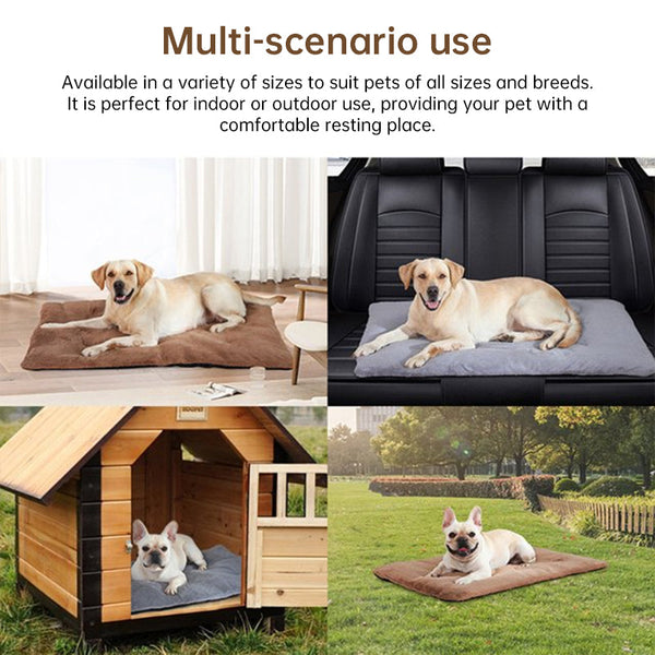 Energy Free Pet Warmer Pad Thick Thermal Mat For Dog Houses & Cat Beds Non Slip Heating All Seasons Use Pet Beds