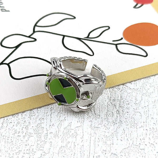 Omnitrix Ring Ben Cosplay Metal European And American Style Rings