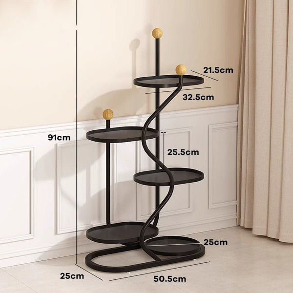 Flower Rack Living Room Floor Standing Storage Plant Stands