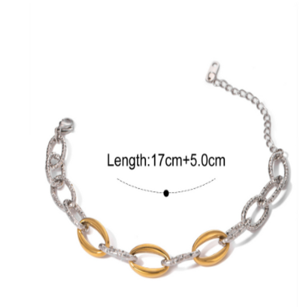 18K Gold Plated Stainless Steel Bracelet Bracelets