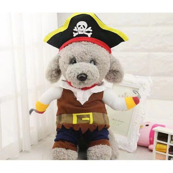 Universal Two Legged Pet Dog Pirate Transformation Costume For Cute And Unique Pets Dog Clothing & Shoes