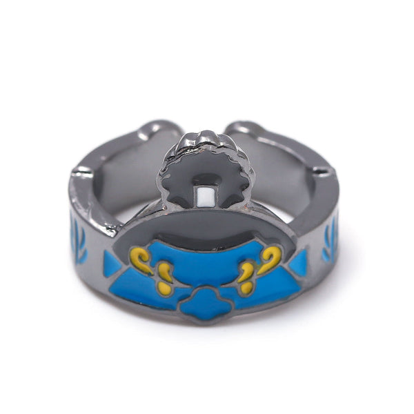 Anime Merchandise One Piece Straw Hat Pirates Ring Luffy Zoro Sanji Nami Robin Chopper Cosplay Finger Rings