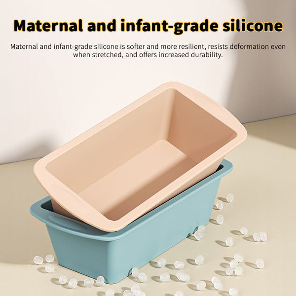 Silicone Baking Molds (Rectangle/Mini Loaf/Bread Toast)Non Stick Easy Releasekitchen/Pastry Tool Muffin Pans & Baking Moulds