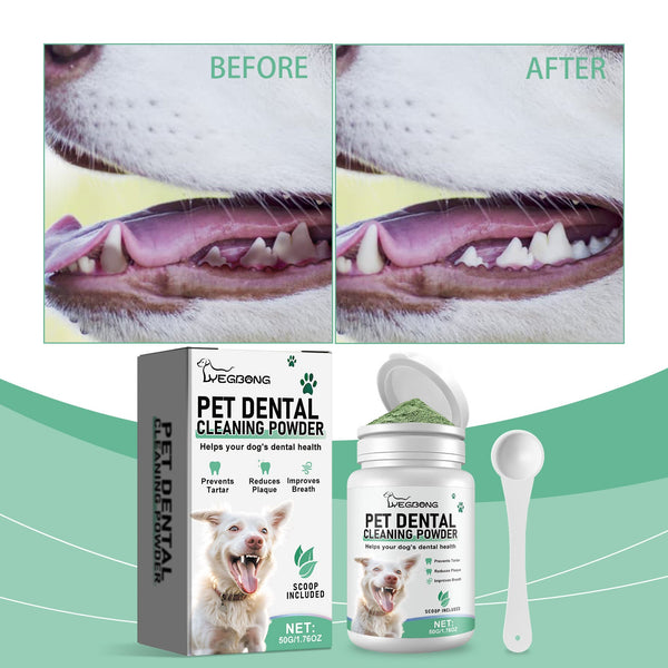 Yegbong Tooth Cleaning Powder For Dogs A Gentle Formula Freshen Breath And Protect Pet Oral Health Dog Grooming