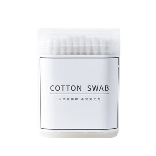 100/200/300Pcs Disposable Double Head Wood Cotton Swab Lipstick Ear Cleaning Buds Makeup Sticks Swabs Tools Sponges Applicators & Cotton