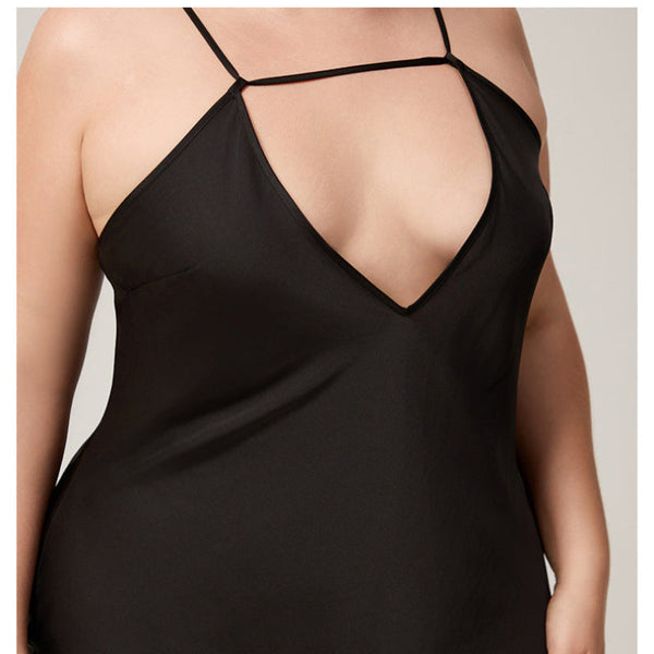 Short Nightgown Vest V Neck Sleepwear