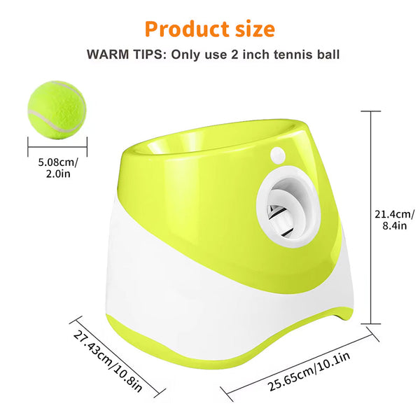 Rechargeable Automatic Tennis Ball Launcher For Pets Dog Toys