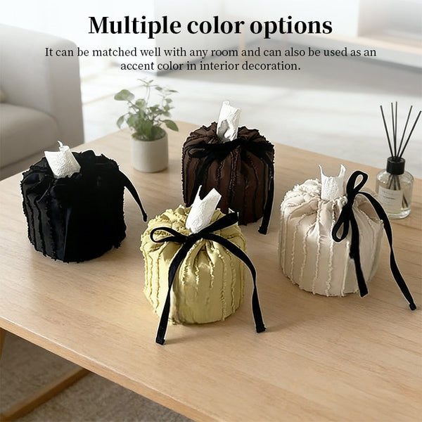 Korean Style Living Room Tissue Box Cover Cake Design Decorative Fabric Holde Cute Home Tissue Box Covers