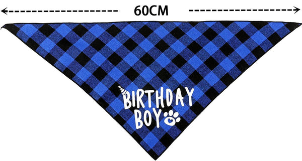 Pet Birthday Set Triangle Scarf Hat Party Decoration Styling Outdoor Creative Dog Clothing & Shoes