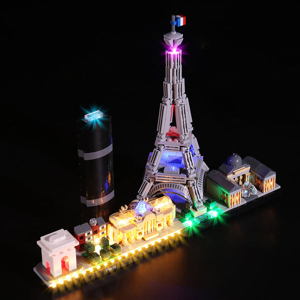 Vonado Lighting Is Compatible With Lego 21044 Building Blocks Skyline Paris City Led Accessories Set Building Toys Sets & Packs