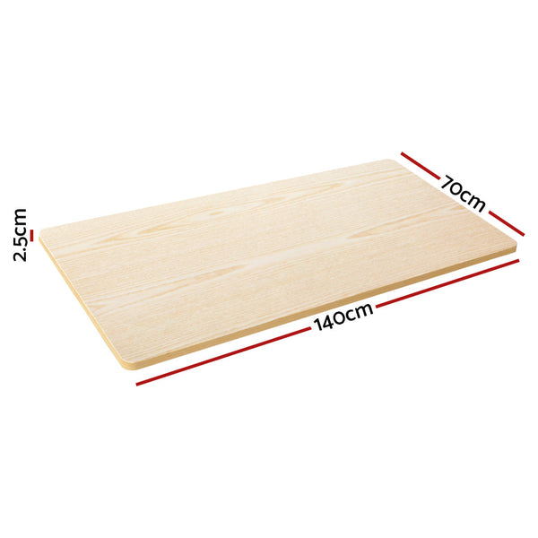 Artiss Standing Desk Top White Oak 140Cm Standing Desks