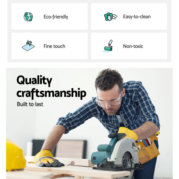 Artiss Standing Desk Top Rustic Brown 140Cm Standing Desks