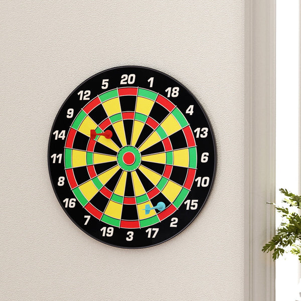 16" Dartboard Dart Board With Magnetic Darts Kids Toy Gift Boards