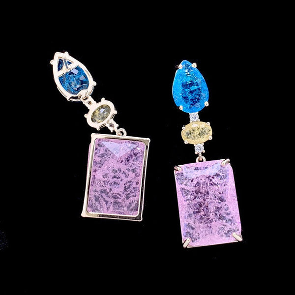 Veile Studios Silver Needle Long Tassel Heavy Industry Style Fashion Accessories Earrings