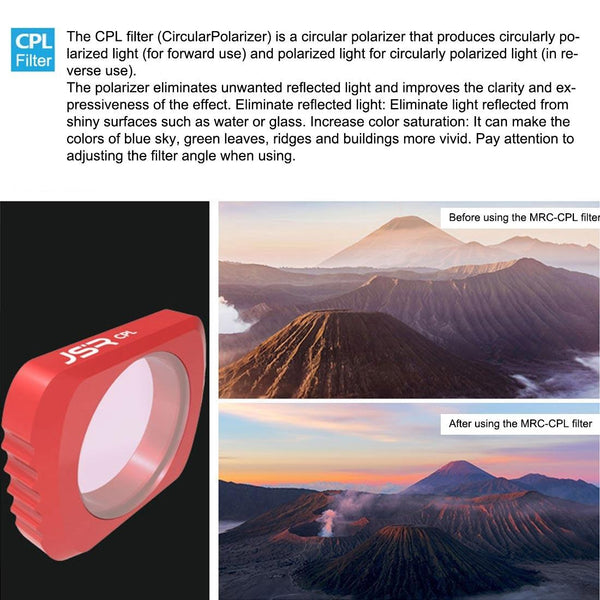 Six In One High Definition Slim Lens Filter For Dji Pocket Cameras Filters