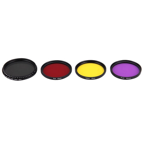 Professional 52 Millimetre Four In One Lens Filter For Gopro Hero Cameras Other Lenses & Filters