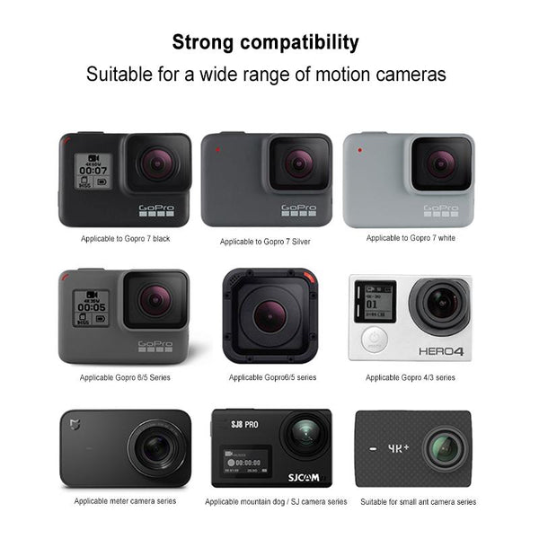 Universal Tripod Bracket For Action Cameras And Mobile Phones Up To 6.8 Inches Tripod Mount Accessories