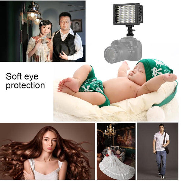 Led Video Light For Dslr Cameras With Three Filters Other Flash Lighting