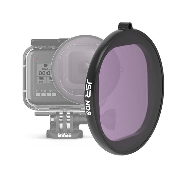 Hero8 Round Housing Filter With Nd8 Lens For Cameras And Lenses Filters