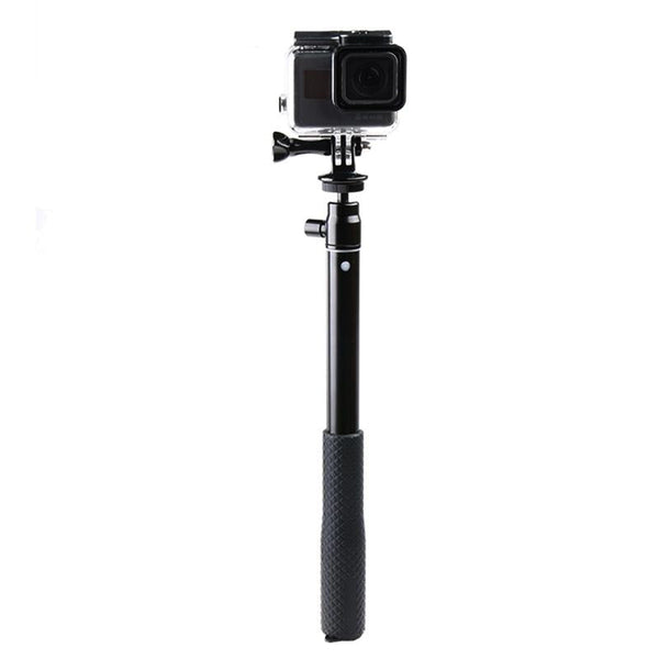 Foldable Tripod Selfie Stick For Action Cameras And Phones 93Cm Tripods & Monopods