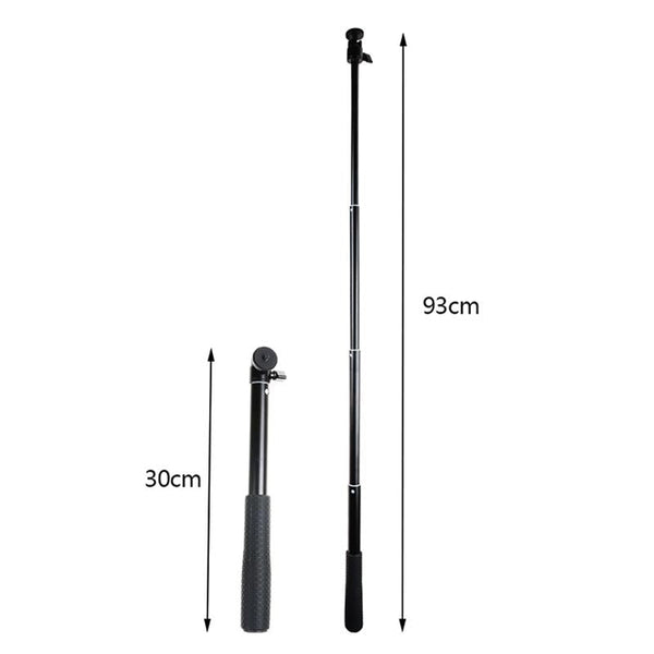 Foldable Tripod Selfie Stick For Action Cameras And Phones 93Cm Tripods & Monopods