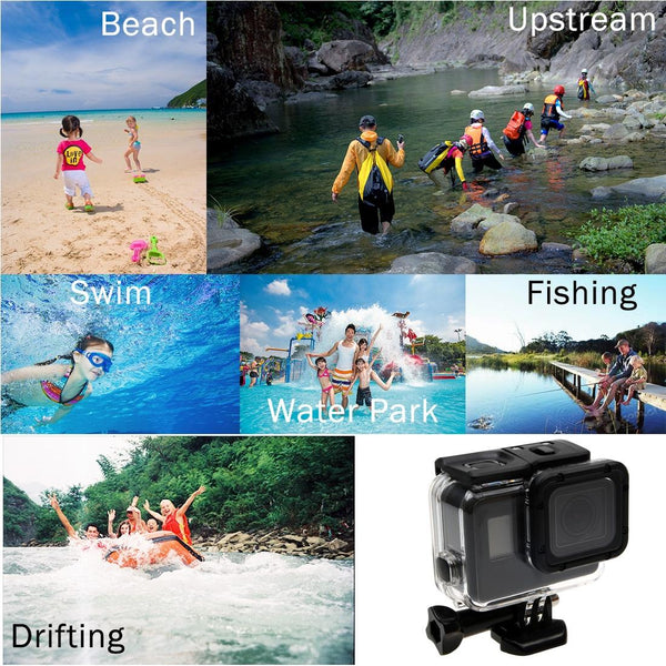 Waterproof Housing Case For Gopro Hero 6 And 5 With Easy Mounting Lens Protection Camera Cases Bags & Covers