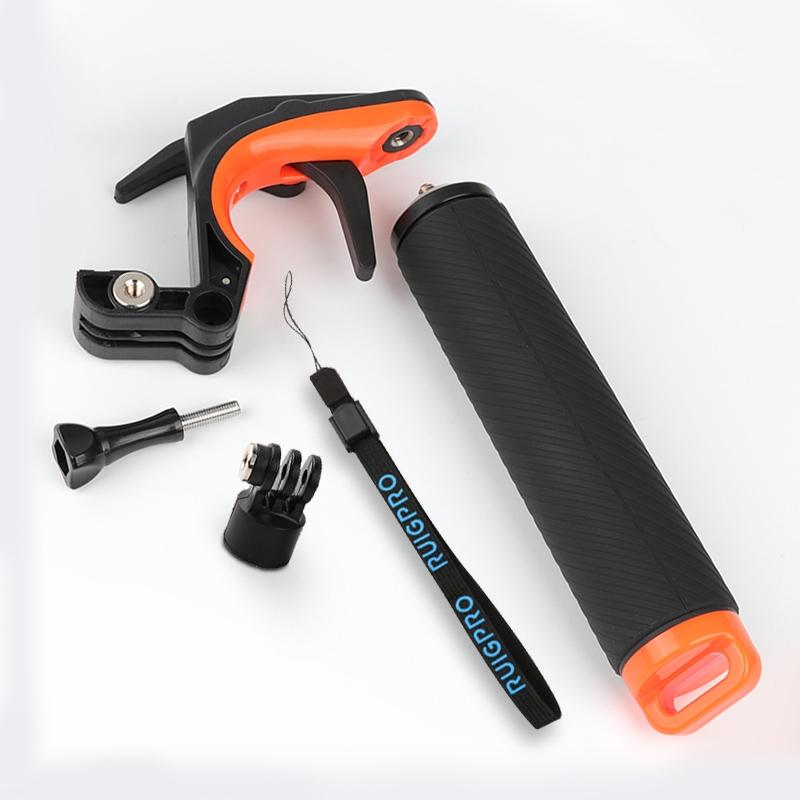 Floating Hand Grip For Gopro Hero8 With Shutter Trigger And Anti Lost Strap Straps & Hand Grips