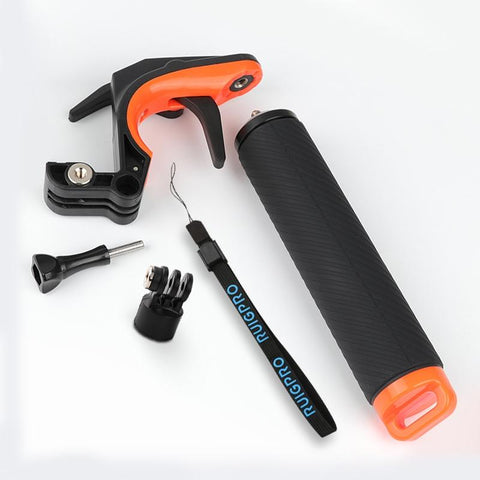 Floating Hand Grip For Gopro Hero8 With Shutter Trigger And Anti Lost Strap Straps & Hand Grips