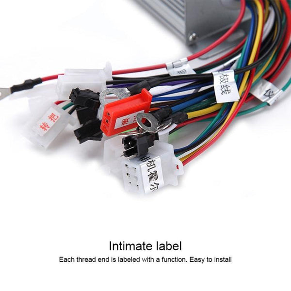 8V 500W 12 Tube Brushless Intelligent Dual Mode Two Wheel Three Electric Vehicle Controller Accessories Parts