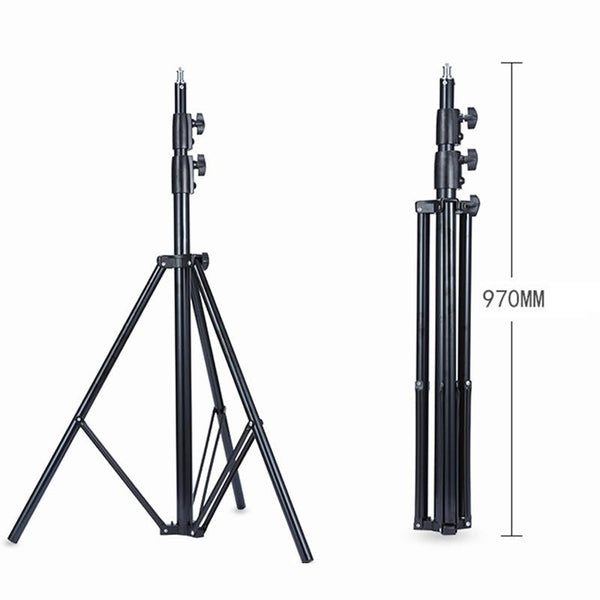 Professional Metal Lighting Stand For Studio Flash With Adjustable Height Flash Lighting Kits