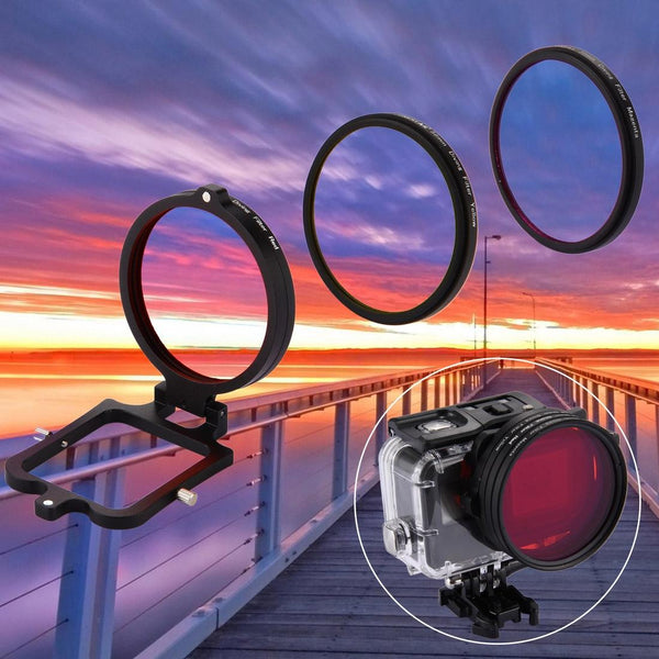 Underwater Lens Filter For Gopro Hero7 6 5 58Mm Enhanced Clarity Aerial And Diving Shots Other Lenses & Filters