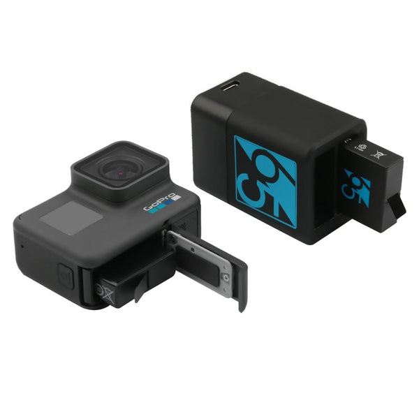 Usb C Dual Battery Charger For Gopro Hero6 And Hero5 With Cable Chargers & Cradles