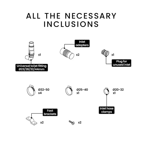 Protege 2 Inlet Grey Water Pump For Bathroom Fixtures Shower Basin Other Building Materials