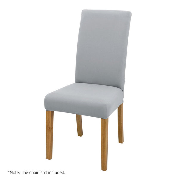 Artiss Dining 6X Slipcovers Spandex Stretch Banquet Wedding Grey Chair Covers