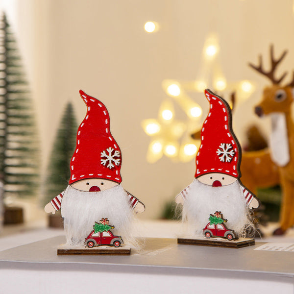 Christmas Diy Decoration Creative Santa Claus Display For And Desktop Seasonal Decorations