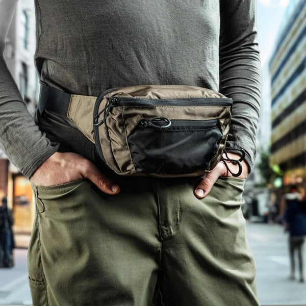 Tactical Molle Chest/Waist Ccw Bag (With Pistol Holster) Edc/Hunting Waist Packs & Bags