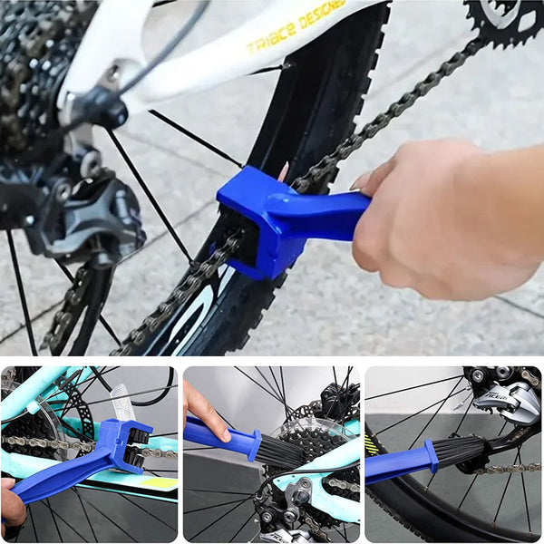 Cleaning Brush Ideal For Motorcycle & Bicycle Chain And Electric Car Flywheel Maintenance Practical Bike Accessory. Bike Tools