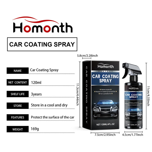 Automotive Ceramic Coating Spray Finish Maintenance Cleaning Decontamination Repair Scratch Retreader Other Automotive Care Supplies