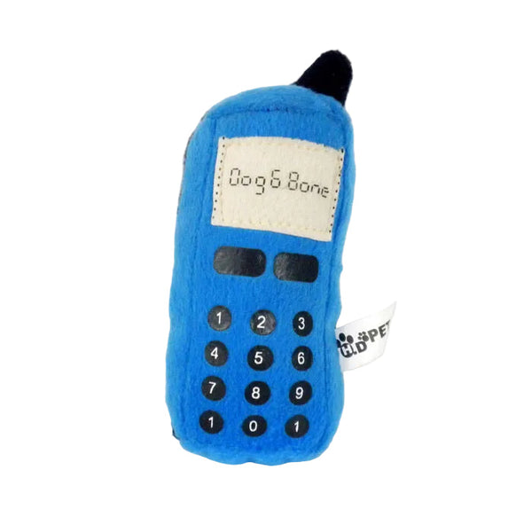 Blue Super Soft Phone Dog Sound Toy Training Interactive Biting And Tearing Cat Teasing Dog Toys
