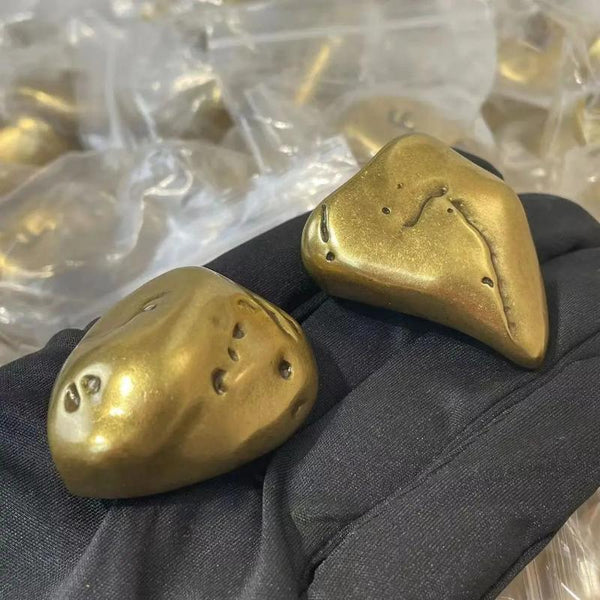 Veile Studios Fashion Europe America Designer Brand Large Gold Luxury Jewelry Earrings