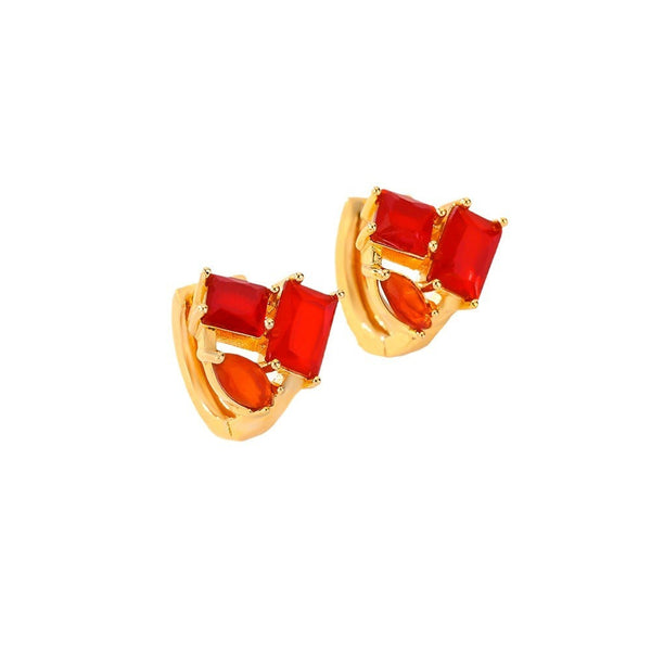 Veile Studios Various Colours Of Zircon For Women Fashion Commuting Jewelry Earrings