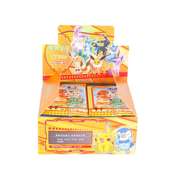 Mika's First Pok E Mon Collection Interchangeable Hidden Cards Character Flash Family Card Games