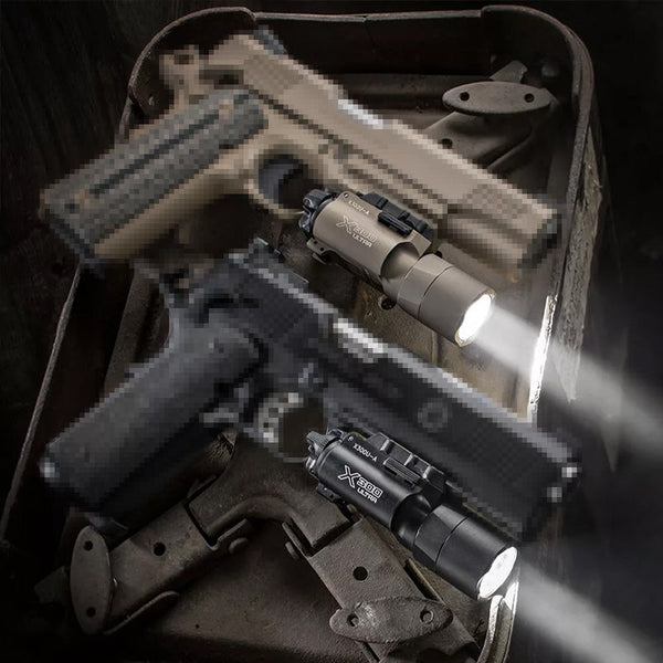 Tactica Flashlight X300 B/X300u B/Xu35: Metal Pistol Gun Strobe Led Lights For 20Mm Rails, Ideal For Airsoft And Hunting. Flashlights