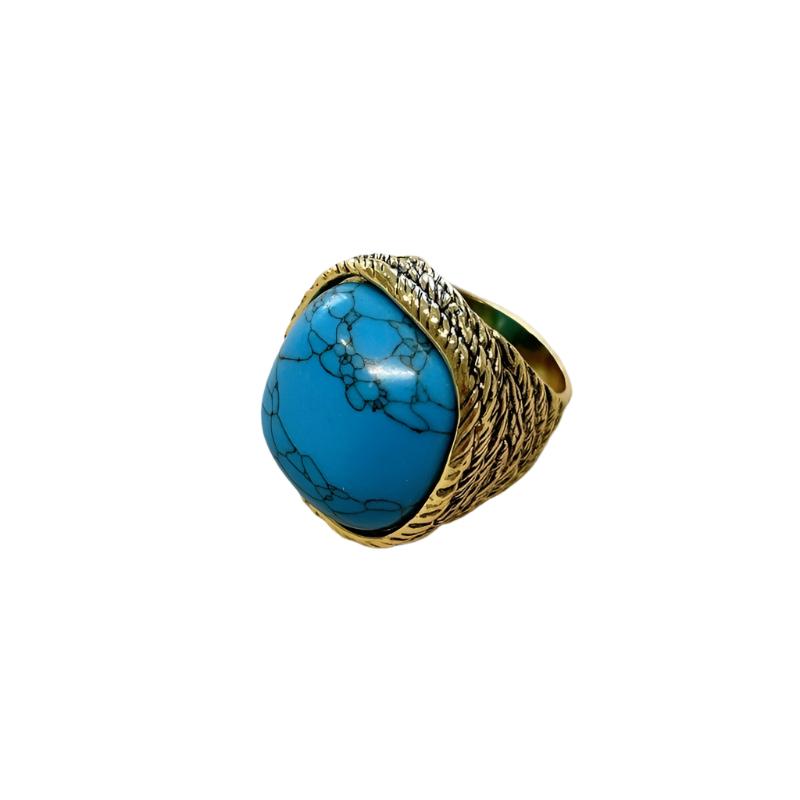 Veile Studios The Natural Stone Ring With Modern High End Design Crafted From Copper Rings