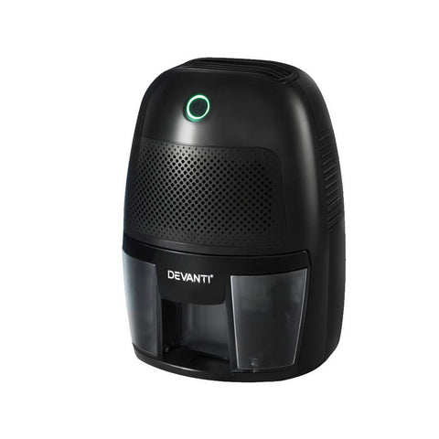 Devanti Dehumidifier 600Ml Air Purifier Black Dehumidifiers
