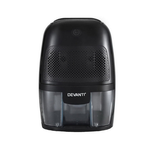 Devanti Dehumidifier 600Ml Air Purifier Black Dehumidifiers