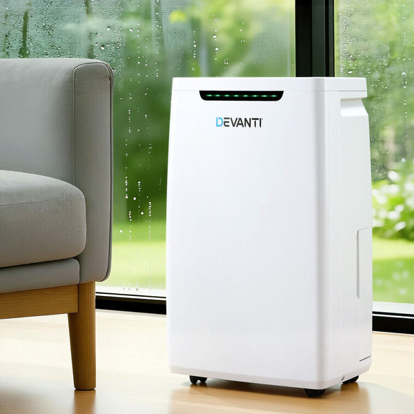 Devanti 16L Dehumidifier With 5.5L Tank White Dehumidifiers