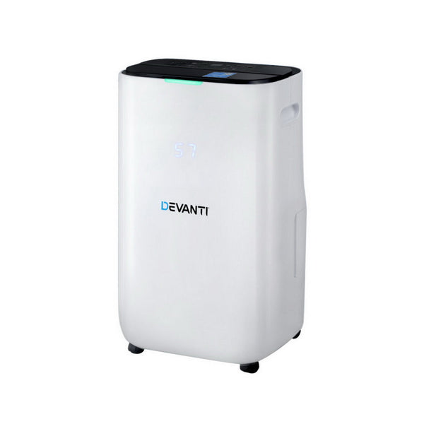 Devanti Dehumidifier 20L Air Purifier White Dehumidifiers